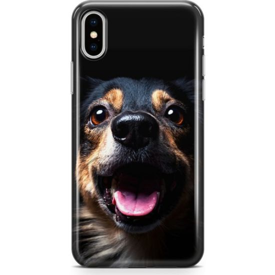 Lopard Apple iPhone X Kılıf Spaniel Arka Kapak Koruma Desenli Full Koruyucu resmi
